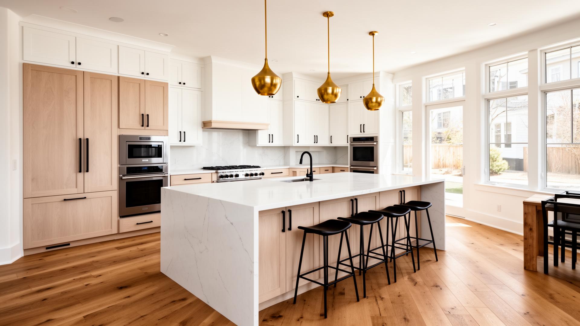 Modern Oak Kitchen